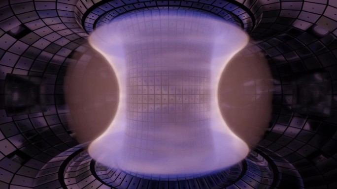 核聚变的托卡马克动画。