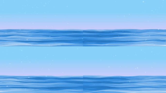 宽屏-蓝色梦幻海洋动态