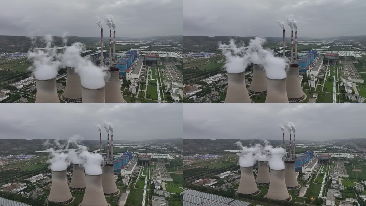 烟囱冒烟-空气污染-环境污染