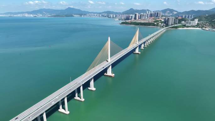 惠州海湾大桥4k航拍