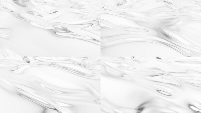 白色水面 丝滑流体 白色丝绸 布料 牛奶