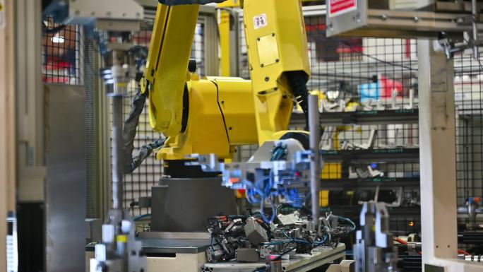 智慧工厂智能机器人汽车生产线流水线