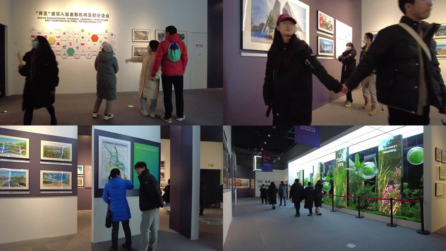 图片展览观众城市副中心北京大运河博物馆