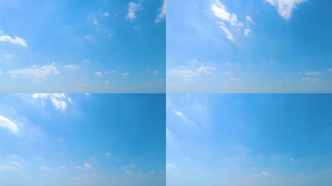 城市蓝天白云风景延时摄影视频素材400
