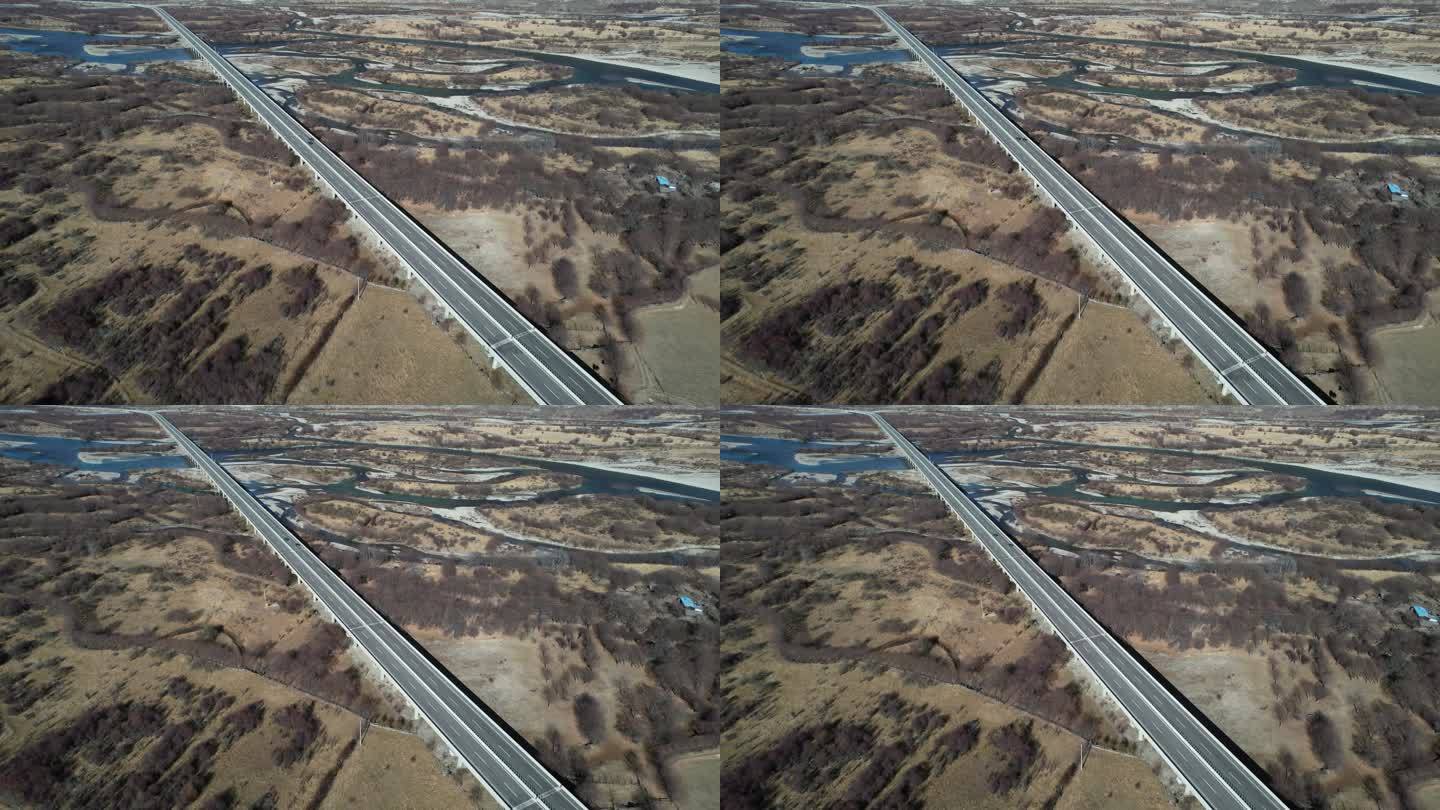 林芝机场高速和雅尼湿地