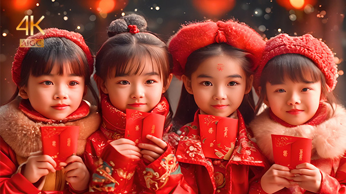 新年红包 压岁钱 派利是 春节传统民俗