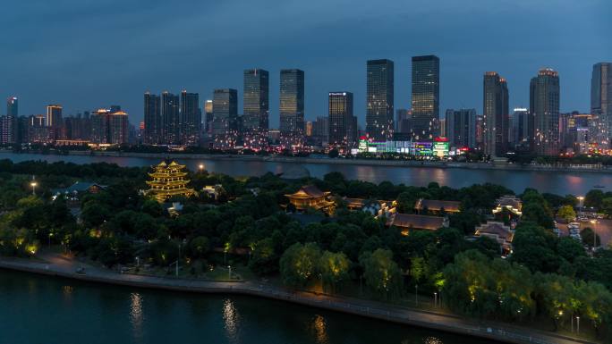 长沙夜景灯光秀图案