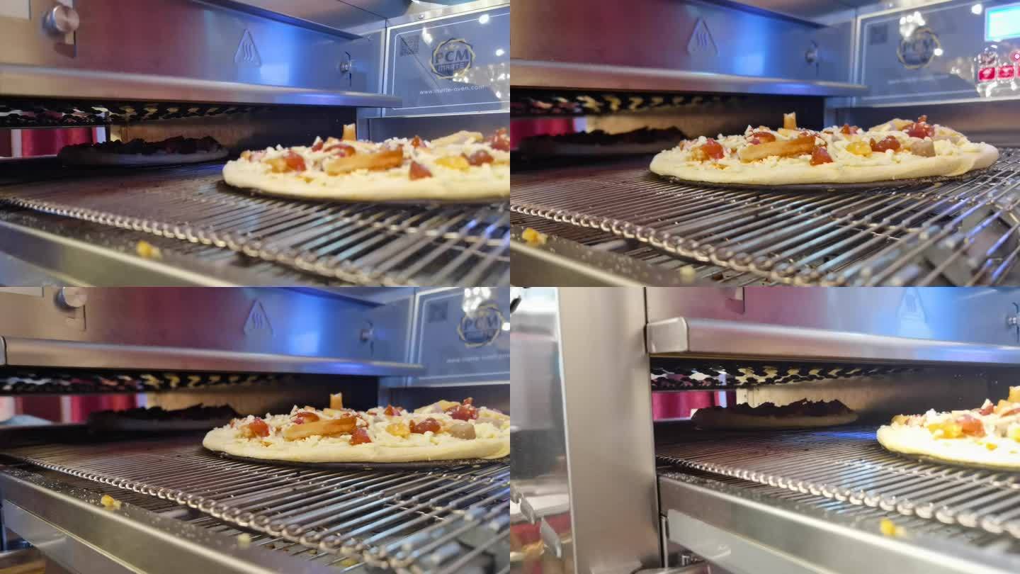 披萨是怎样烤熟的