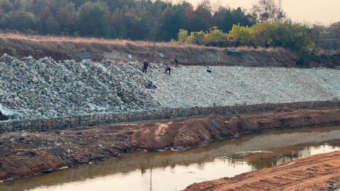 4K河道清理 河渠修建 修筑河堤