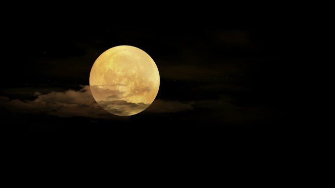 金色大月亮