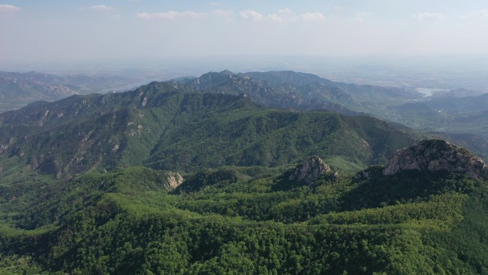 蒙山 航拍蒙山