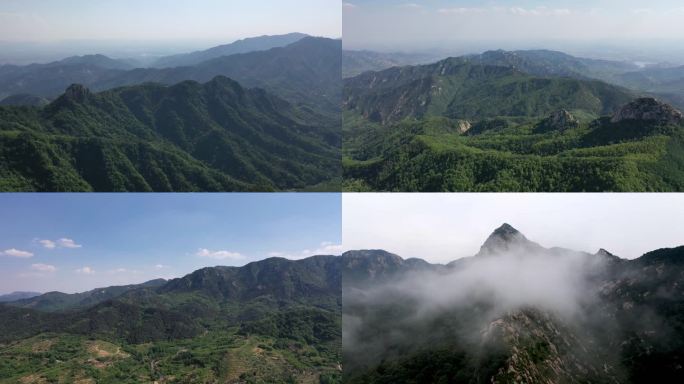 蒙山 航拍蒙山