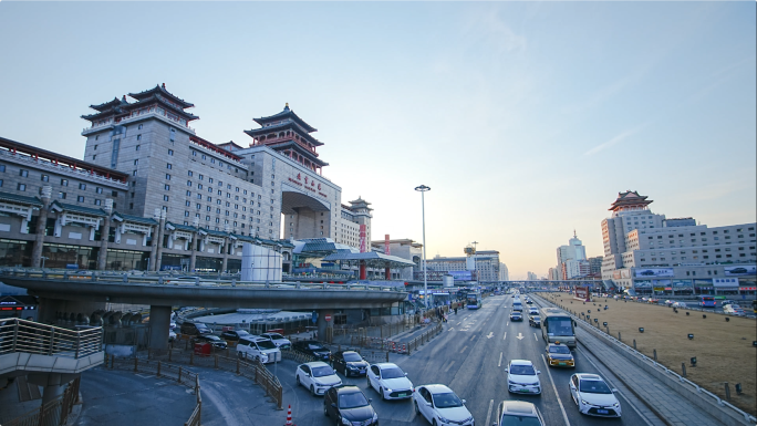 北京火车站 北京西站 北京西站夜景 西站