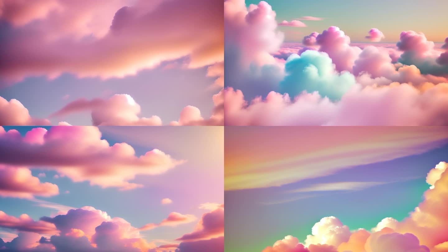 多彩的云
