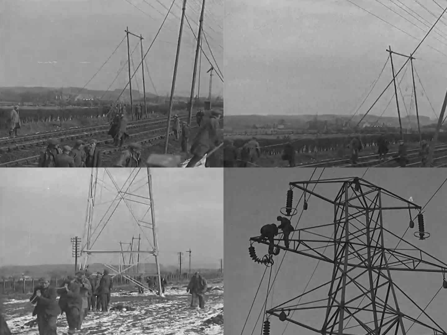 上世纪电网建设 电力铁塔建设 电力法发展