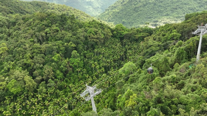 三亚凤凰岭 多贝玛亚索道 三亚景区 山