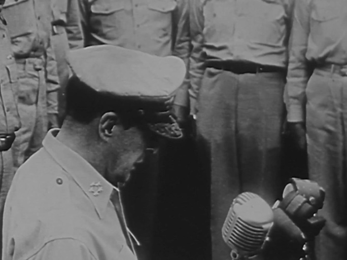 1945年 受降仪式 东京湾密苏里