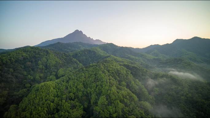 海南五指山热带雨林国家公园日出【精品】