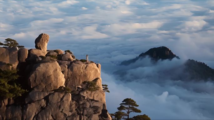 黄山 唯美风景画 中国名胜 航拍中国