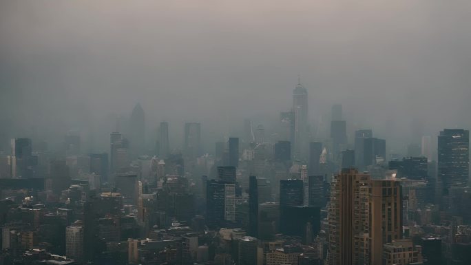 城市中的雾霾天气