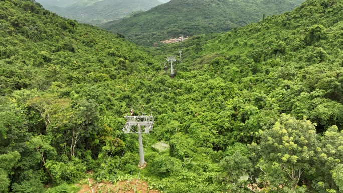 三亚凤凰岭 多贝玛亚索道 三亚景区 山