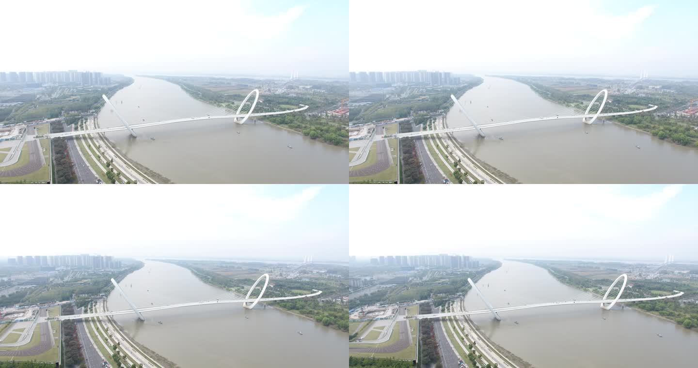 南京城市标志性建筑航拍实拍