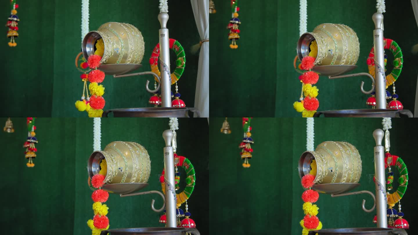 近距离观察印度婚礼的传统装饰元素