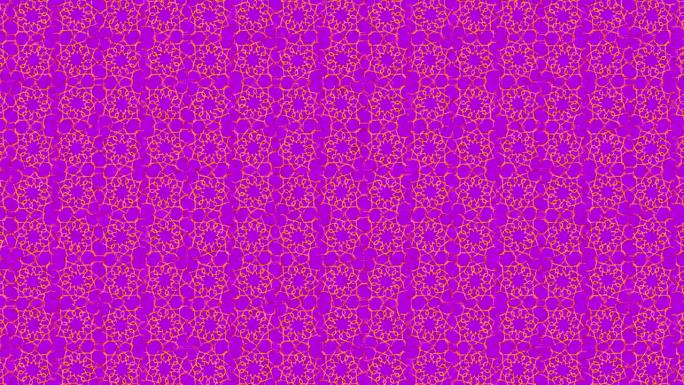 抽象的紫色背景在东方风格的变化几何形状。