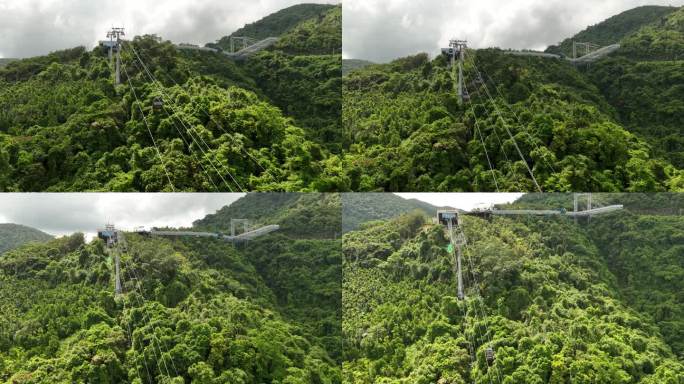 三亚凤凰岭 多贝玛亚索道 三亚景区 山