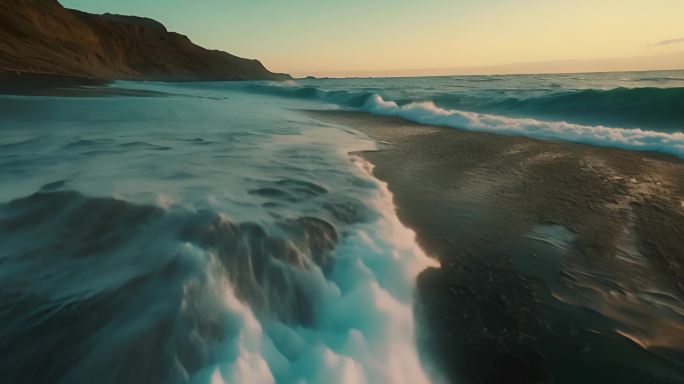 海浪海波浪海岸海洋湖水湖岸水波