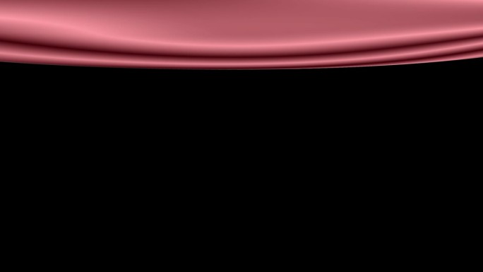 动画背景材料，粉红色缎面状舞台幕布向上打开(透明背景)MOV与alpha通道