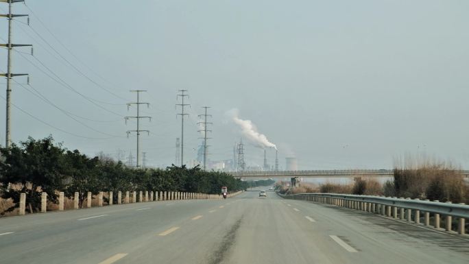 四川德阳绵竹德茂公路及沿途工厂