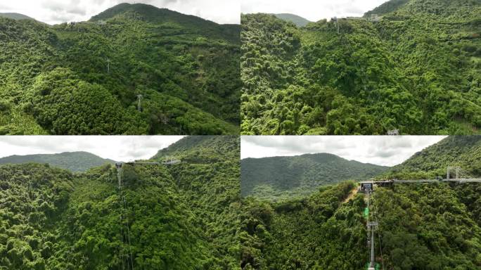 三亚凤凰岭 多贝玛亚索道 三亚景区 山