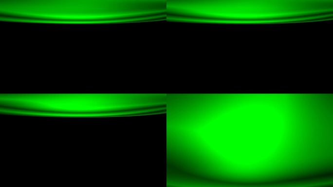 动画背景材料，绿色缎面状舞台幕布向上打开(透明背景)MOV与alpha通道