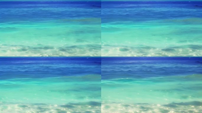 碧绿的海浪海洋