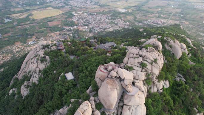 邹城峄山风景区航拍实拍