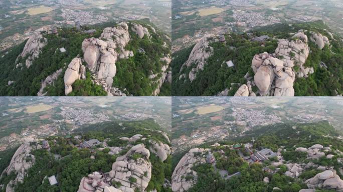 邹城峄山风景区航拍实拍