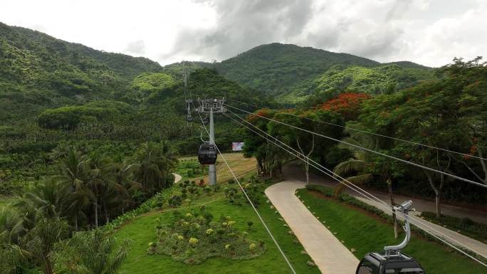 三亚凤凰岭 多贝玛亚索道 三亚景区 山