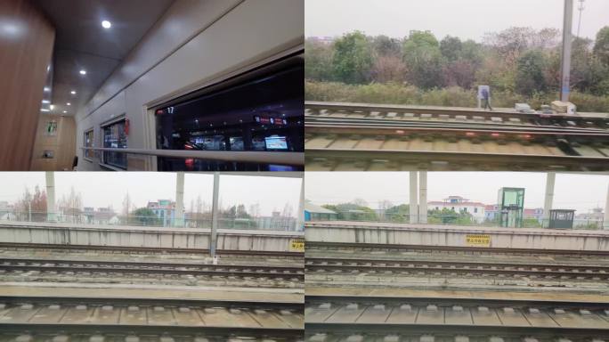 高铁动车火车春运乘客乘车车厢人流视频素材