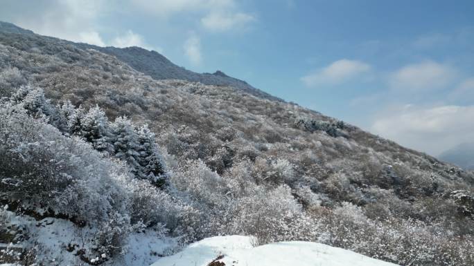 四川阿坝茂县九鼎山太子岭风景航拍