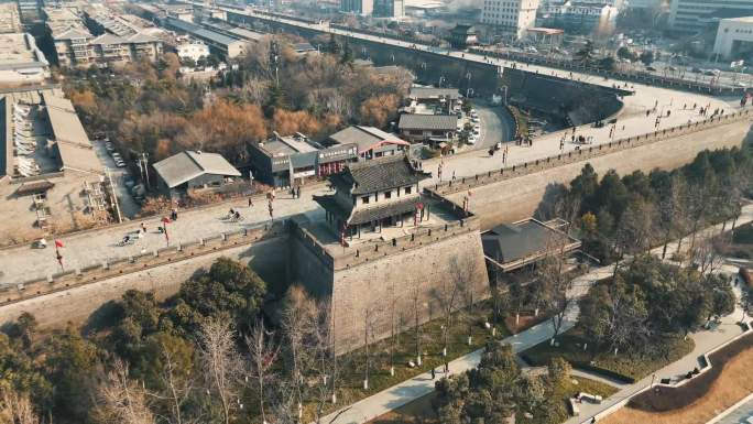 西安城墙高清宏伟壮观