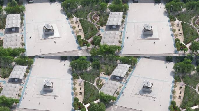 济宁山东理工职业学院校园建筑航拍实拍