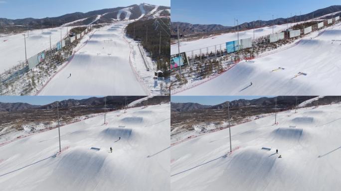 滑雪公园地形 崇礼富龙滑雪场