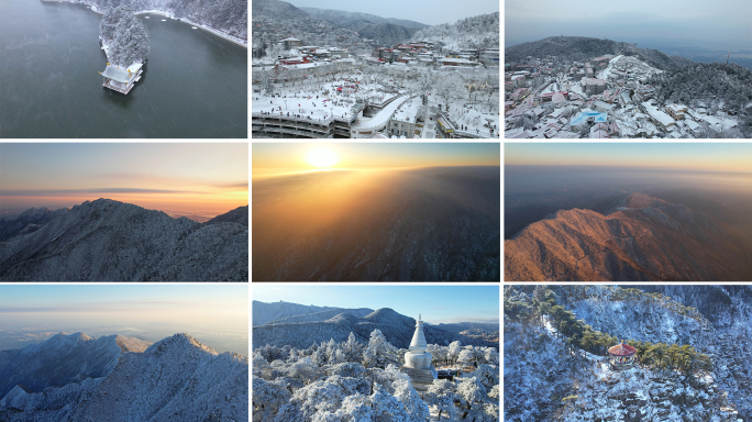 庐山雪景