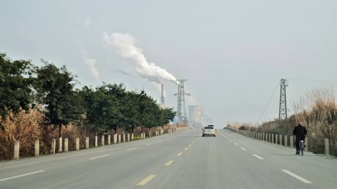 四川德阳绵竹德茂公路及沿途工厂