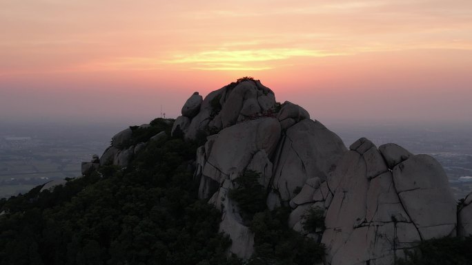 邹城峄山风景区航拍实拍