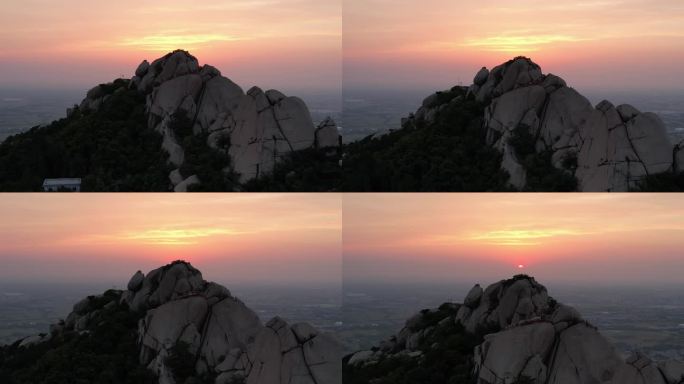 邹城峄山风景区航拍实拍