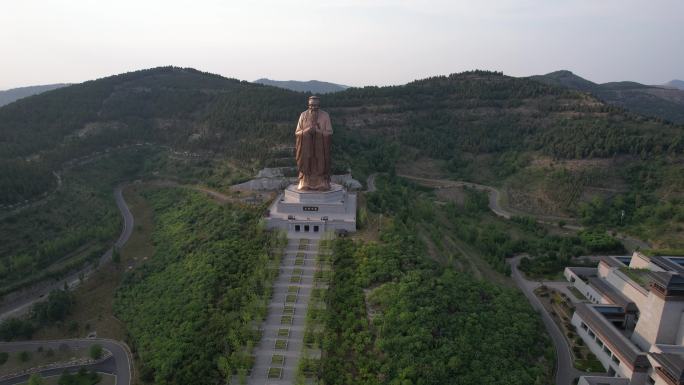 曲阜尼山圣境航拍实拍