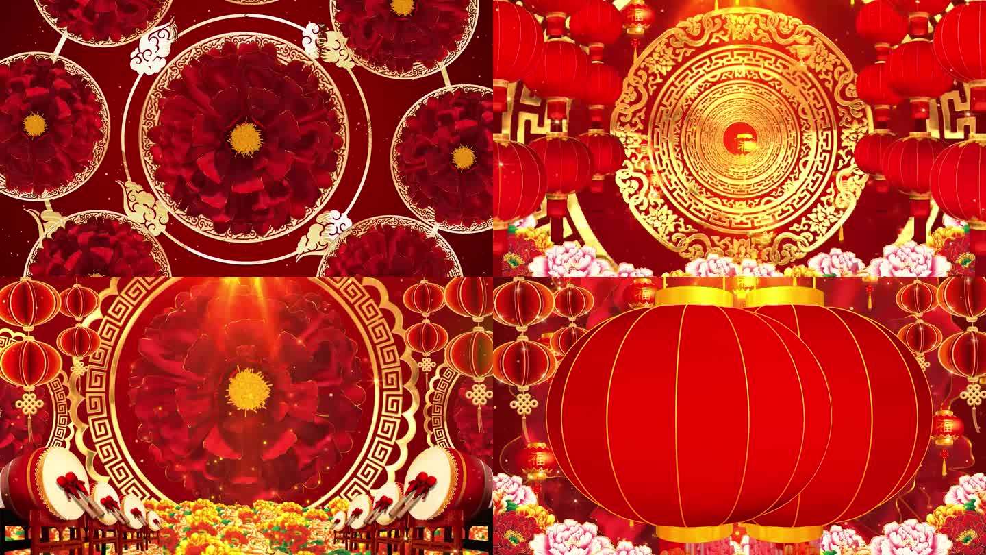 红红火火中国年-LED背景视频