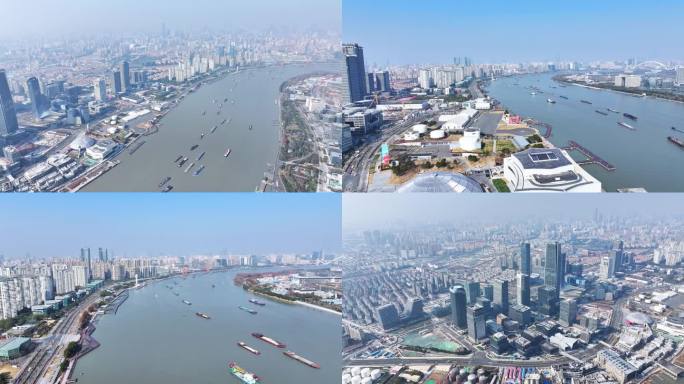 4K 航拍 上海徐汇区 星扬西岸中心